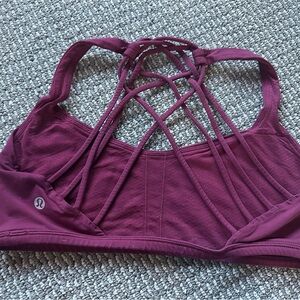 lululemon athletica Strappy Sports Bra - Purple